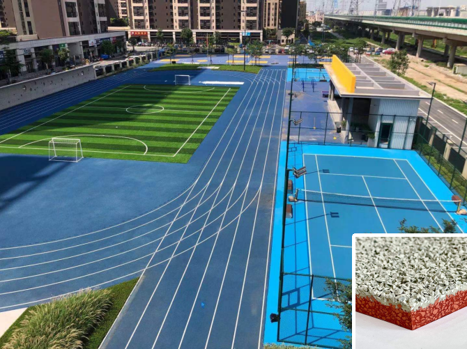 塑胶跑道 塑胶跑道